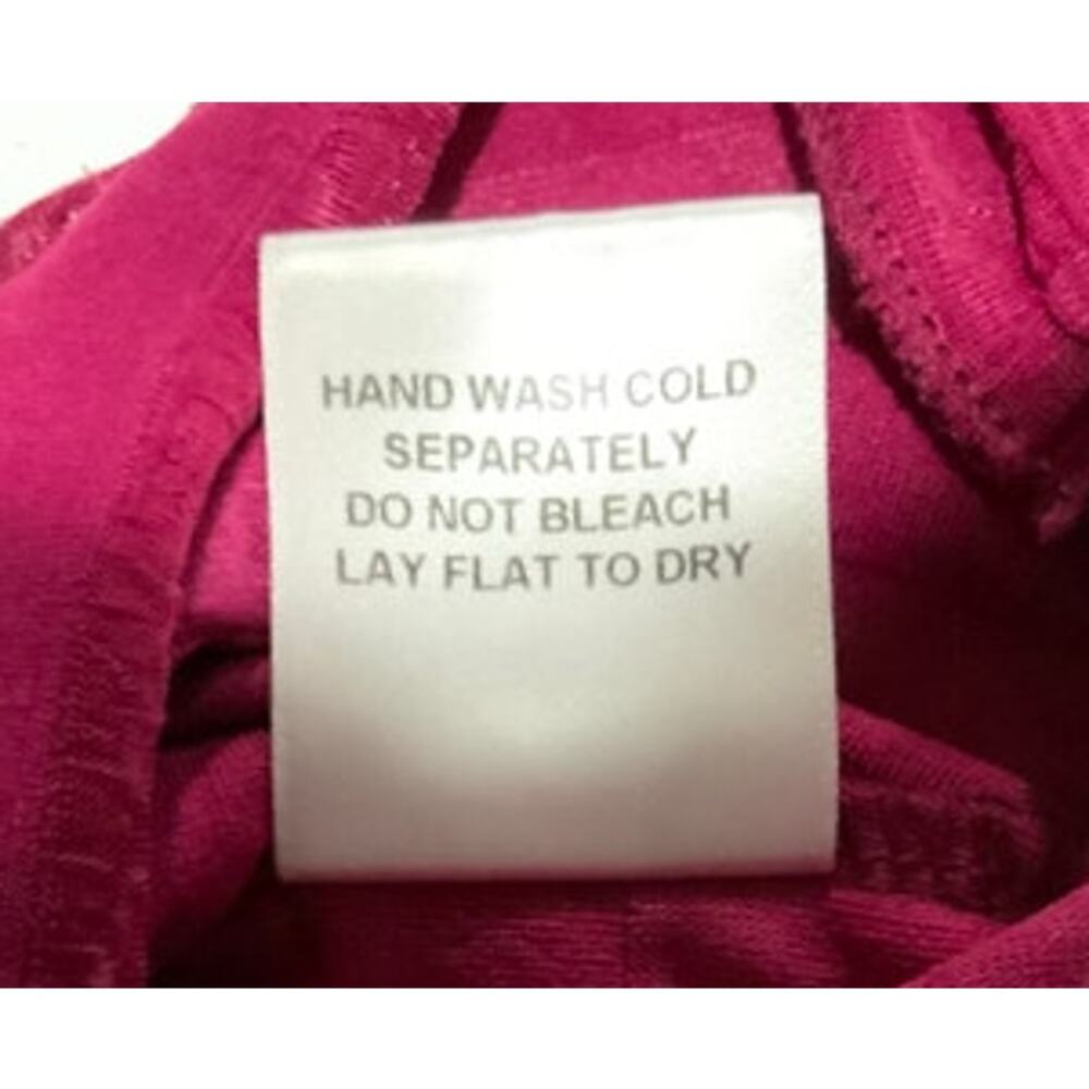 Medium Fuchsia Textured Ruffle Top - Picture 7 of 7